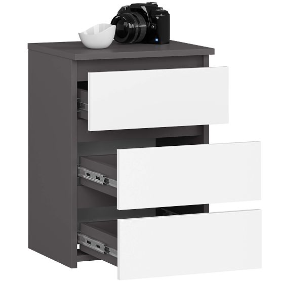 KOMODA CL3/40 GRAFITNO SIVA / BELA