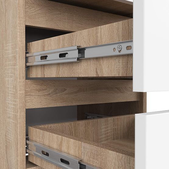 KOMODA CL3/40 PK HRAST SONOMA / BELA