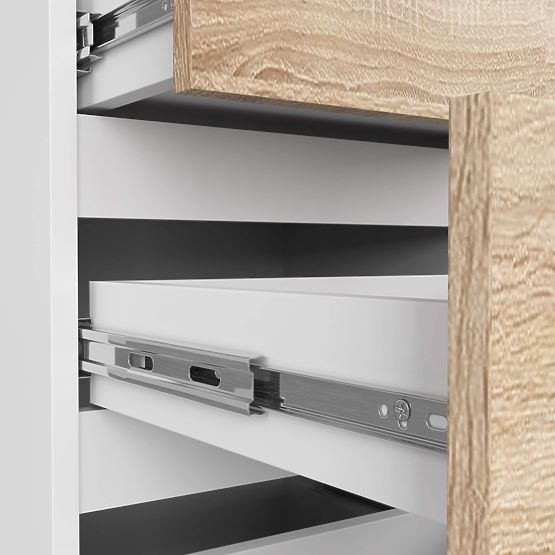 KOMODA CL4 PK BELA / HRAST SONOMA