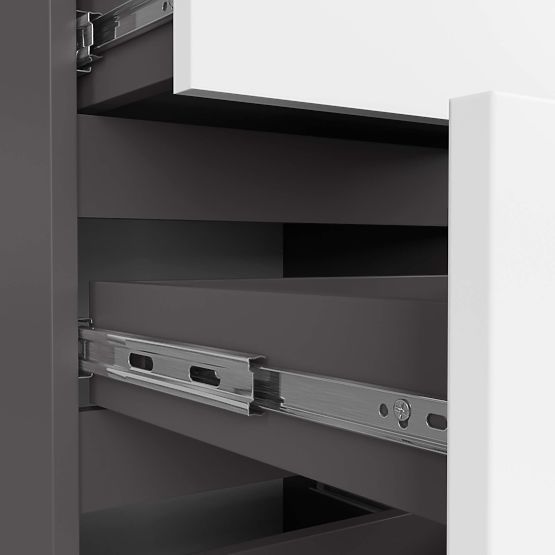 KOMODA CL4 PK GRAFIT SIVA / BELA