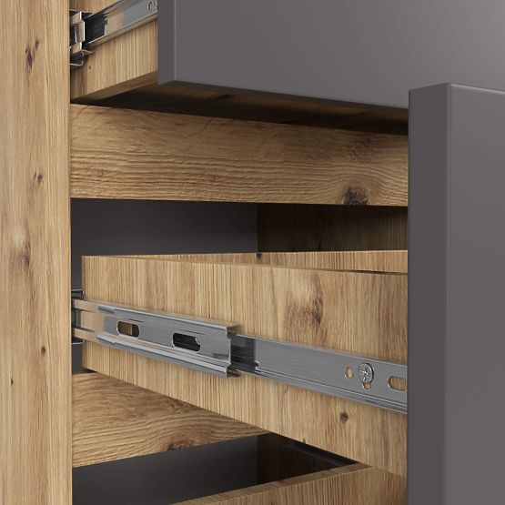 KOMODA CL4 PK HRAST ARTISAN / SIVA