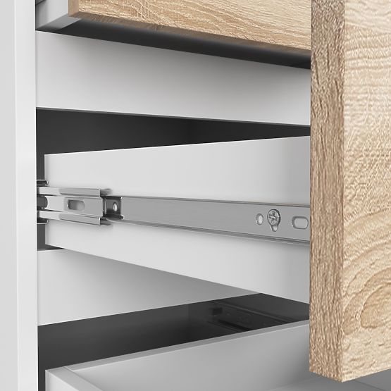 KOMODA CL5 PK BELA / HRAST SONOMA