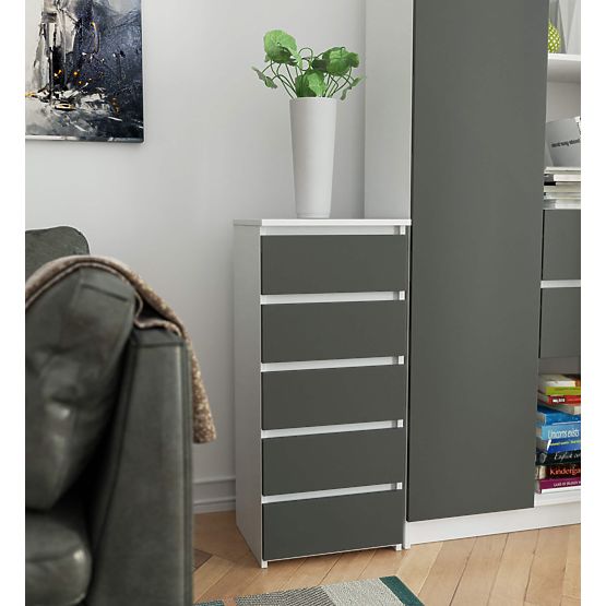 KOMODA CL5 PK BELA / SIVA