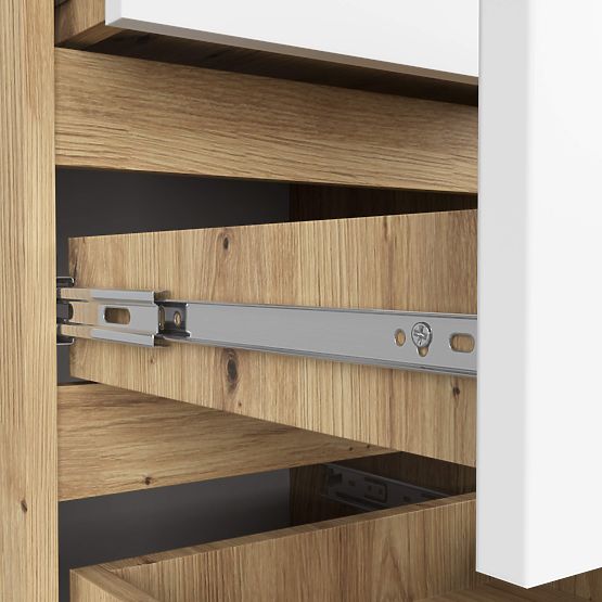 KOMODA CL5 PK HRAST ARTISAN / BELA