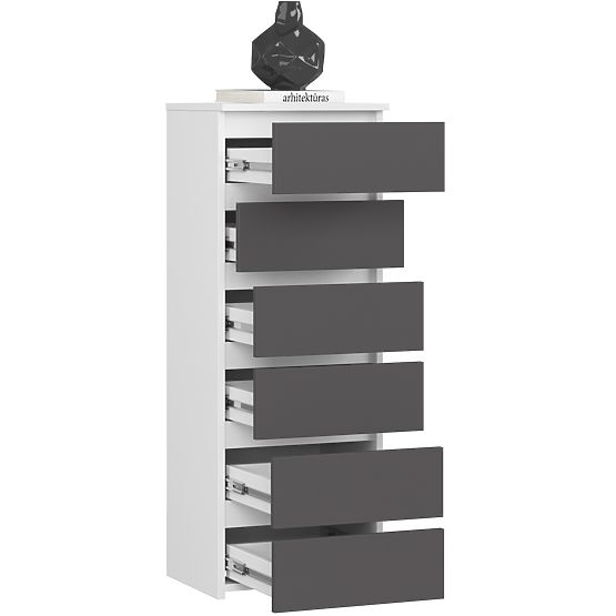 KOMODA CL6 PK BELA / SIVA