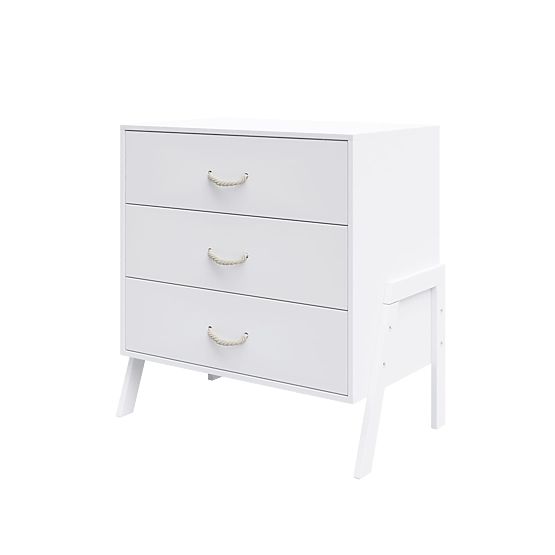 Komoda CONE - WHITE s previjalno mizo
