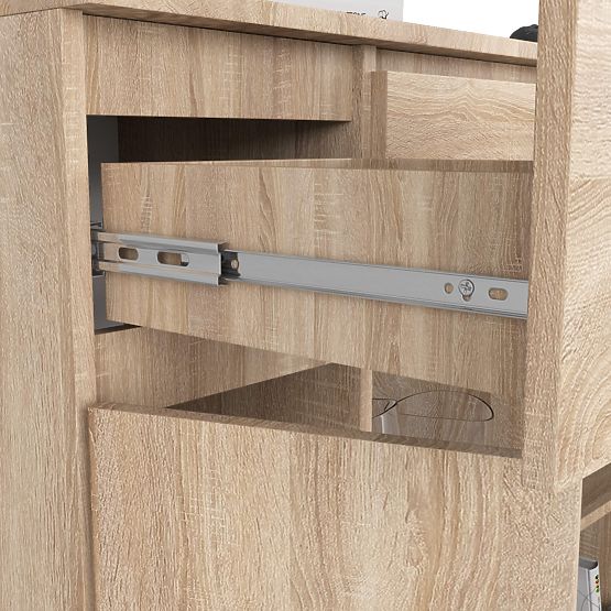 KOMODA K100 2D 3SZ 1P PK HRAST SONOMA