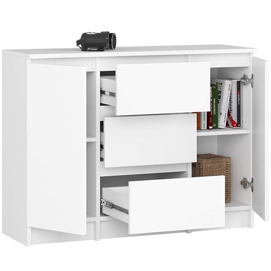 KOMODA K100 2D 3SZ PK BELA
