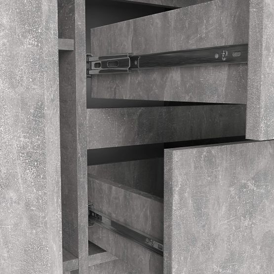 KOMODA K100 2D 3SZ PK BETON