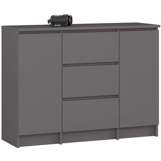 KOMODA K100 2D 3SZ PK GRAFIT SIVA