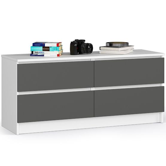 KOMODA K120 4SZ CLP PK BELA / SIVA
