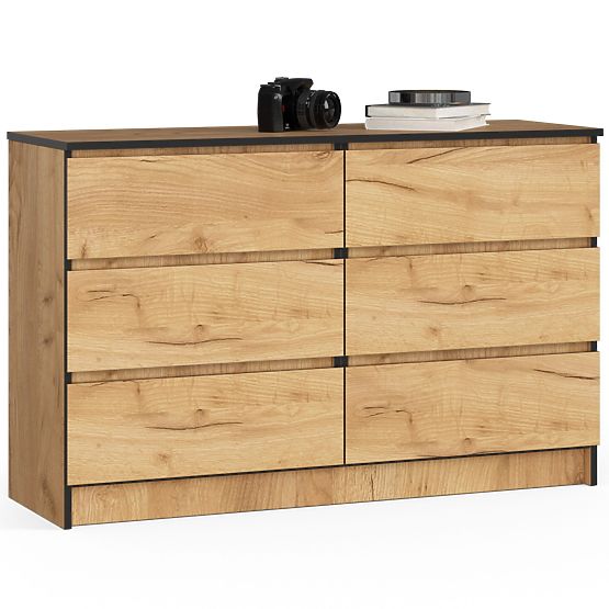 KOMODA K120 6SZ CLP HRAST CRAFT