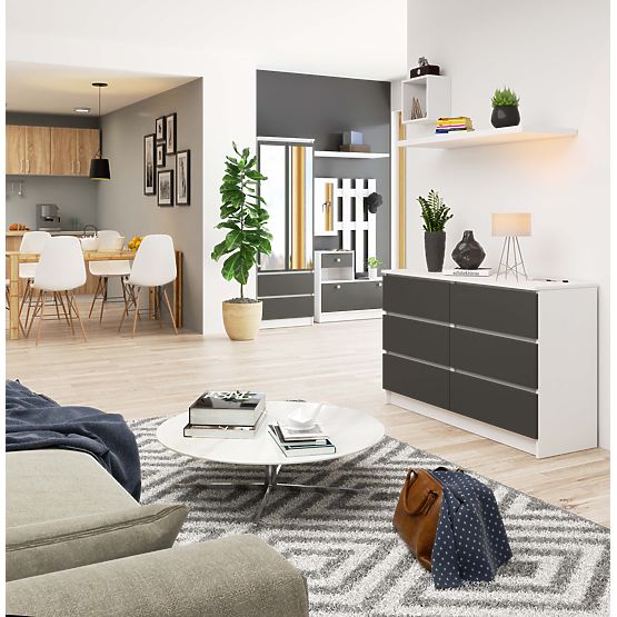 KOMODA K120 6SZ CLP PK BELA / SIVA