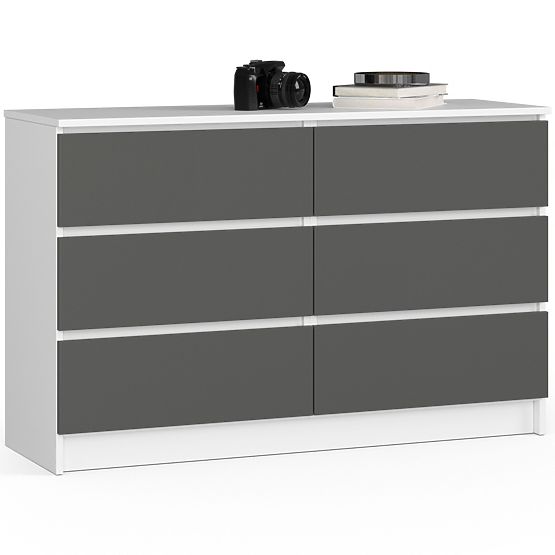 KOMODA K120 6SZ CLP PK BELA / SIVA