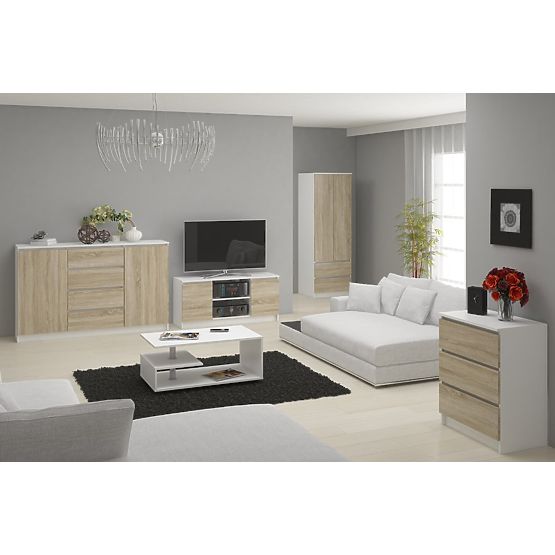 KOMODA K120 6SZ CLP PK BELA / SONOMA