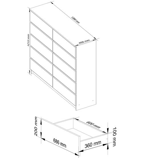 KOMODA K140 10SZ CLP PK BELA