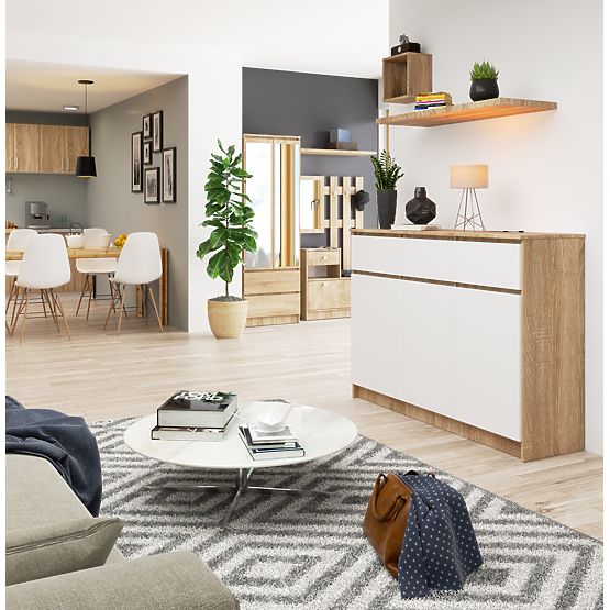 KOMODA K140 3D 3SZ CLP PK SONOMA / BELA