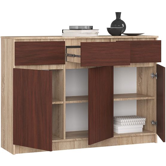 KOMODA K140 3D 3SZ CLP PK SONOMA / WENGE