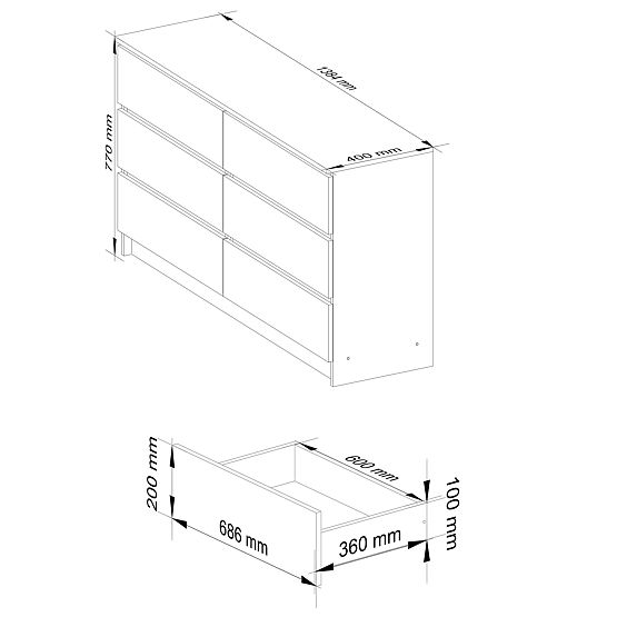 KOMODA K140 6SZ CLP JELŠA