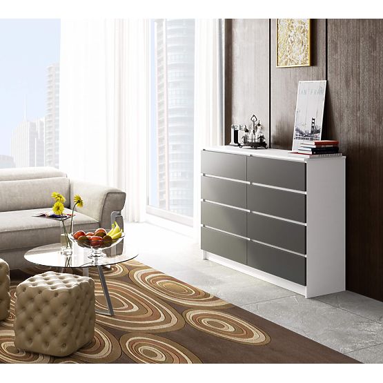 KOMODA K140 8SZ CLP PK BELA / SIVA