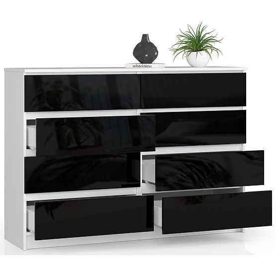 KOMODA K140 8SZ CLP PK ČRNI SIJAJ