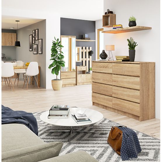 KOMODA K140 8SZ CLP PK HRAST SONOMA