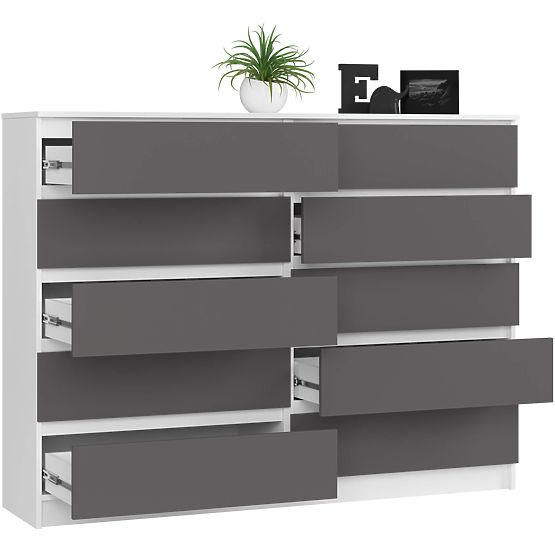 KOMODA K160 10SZ CLP PK BELA / SIVA