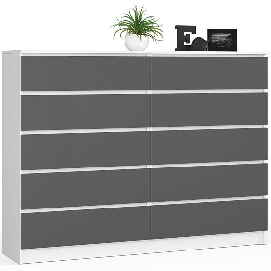 KOMODA K160 10SZ CLP PK BELA / SIVA