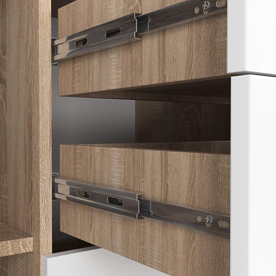 KOMODA K45 PK HRAST SONOMA / BELA