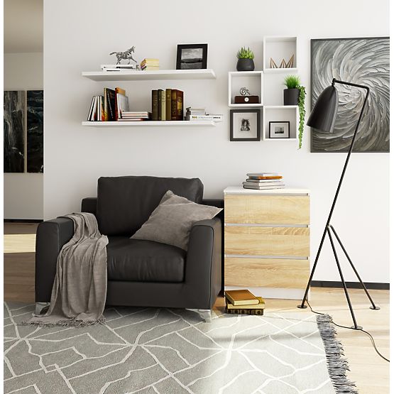 KOMODA K60 3SZ CLP BELA / SONOMA