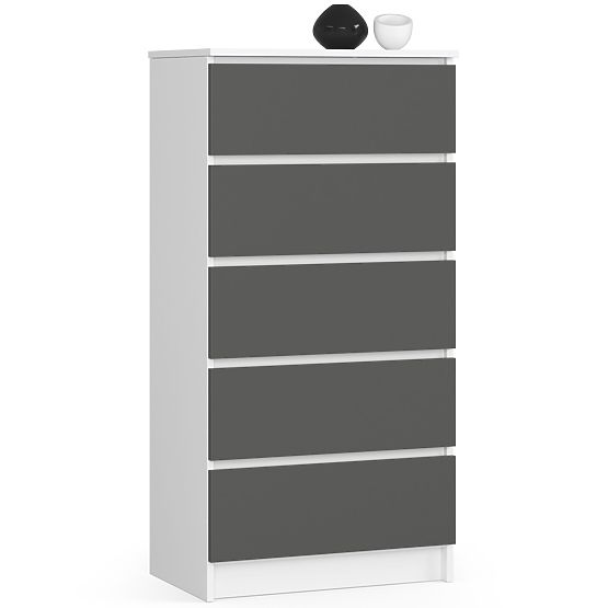 KOMODA K60 5SZ CLP PK BELA / SIVA