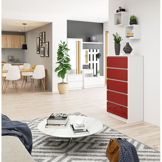 KOMODA K60 5SZ CLP PK RDEČI SIJAJ