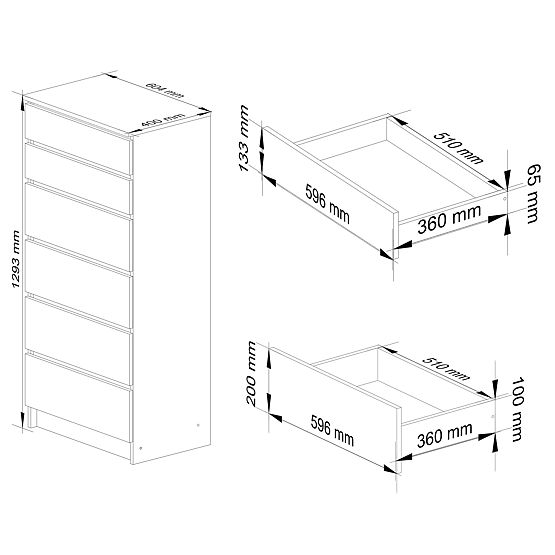 KOMODA K60 6SZ CLP PK BELA