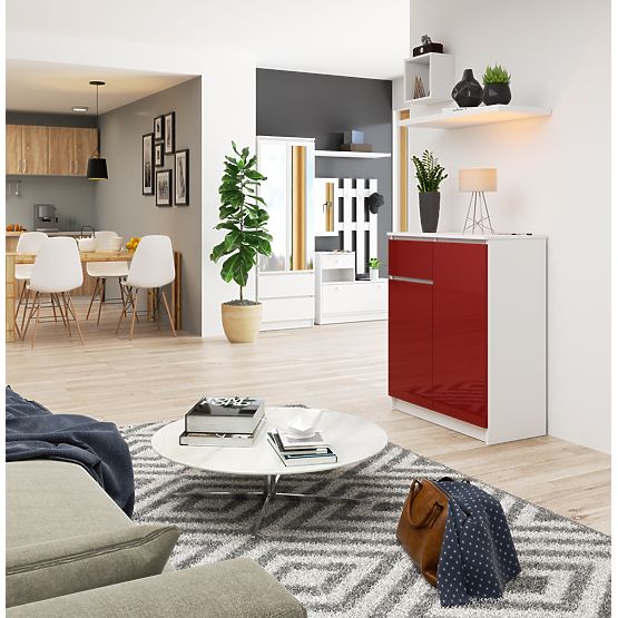 KOMODA K80 2D 1SZ CLP PK RDEČI SIJAJ