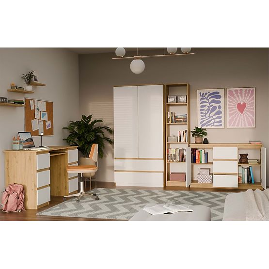 Komoda Malwa 2D3S HRAST ARTISAN BELA