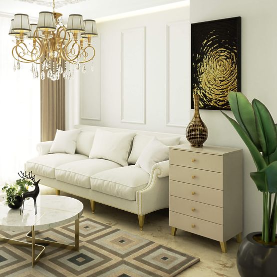 KOMODA MOBI K-05 KAŠMIR ZLATO