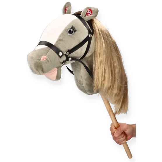 Konjiček na palici Hobby Horse Siwek Premium