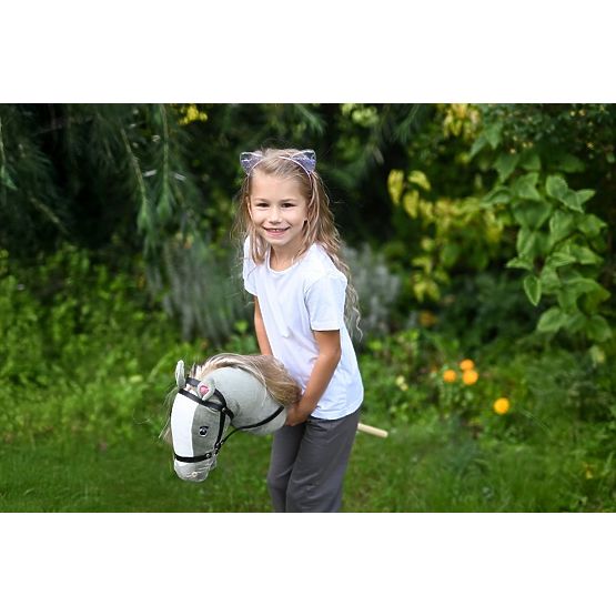 Konjiček na palici Hobby Horse Siwek Premium