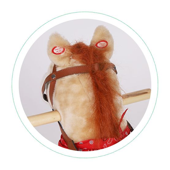 Gugalni konjiček 2 v 1 bež