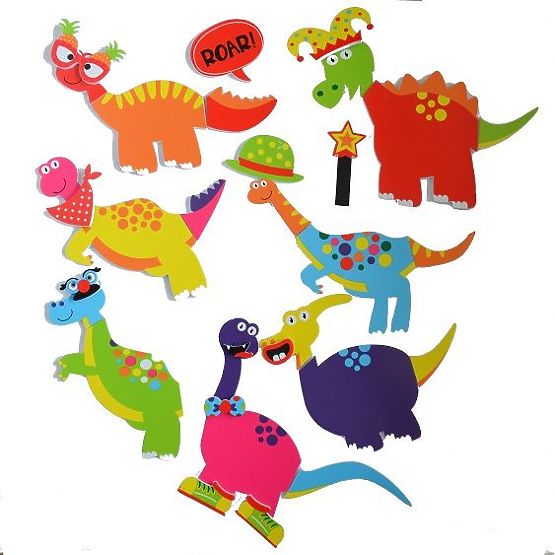 Kopalne nalepke Nori dinozavri