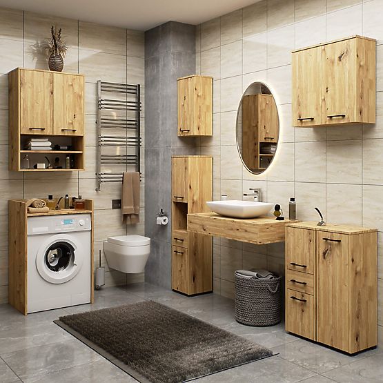 KOPALNIŠKA OMARA FIN STEBER 30 2D 1SZ 85cm PK HRAST ARTISAN