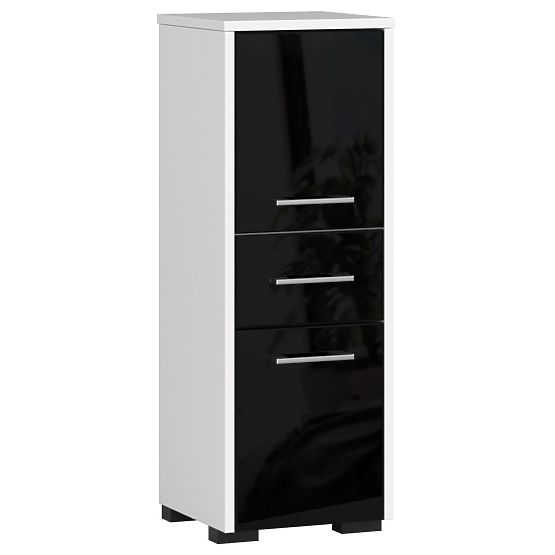 KOPALNIŠKA OMARICA FIN STEBER 30 2D 1SZ 85cm PK ČRN SIJAJ