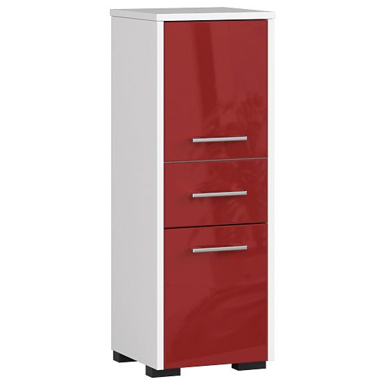 KOPALNIŠKA OMARICA FIN STEBER 30 2D 1SZ 85cm PK RDEČI SIJAJ