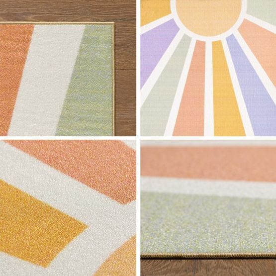 Kos otroška preproga Play - Mavrični sonček