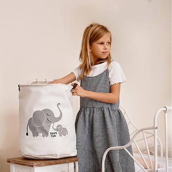 Koš za igrače - slončki