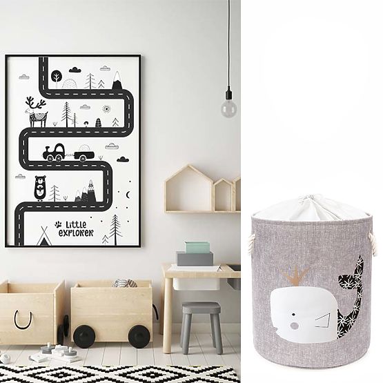 Koš za igrače XL - kit