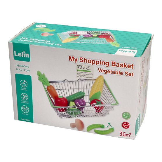 Nakupovalni voziček z zelenjavo