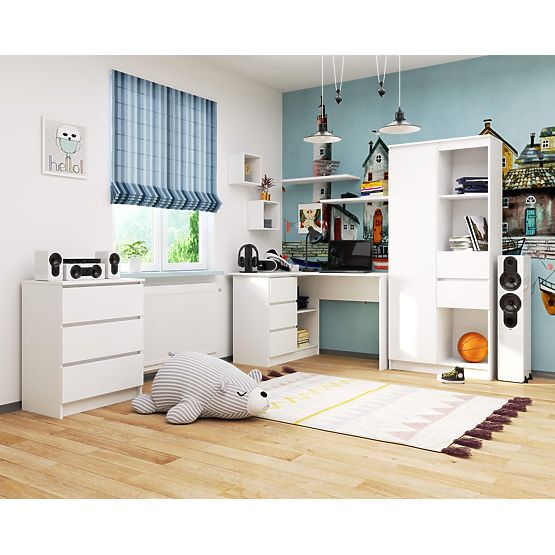 KOTNI PISALNA MIZA B16 CLP PK LEVA BELA