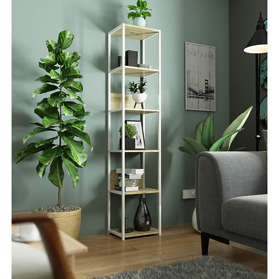 KOVINSKI REGAL LOFT 400 BEL/HRÁST ARTISAN