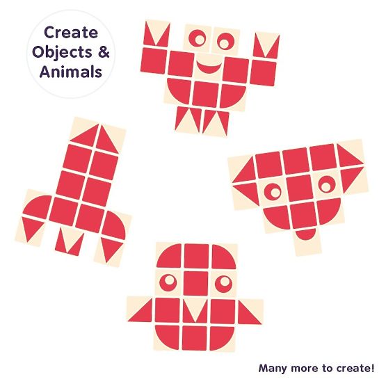 Le Toy Van Petilou Večnamenske kocke